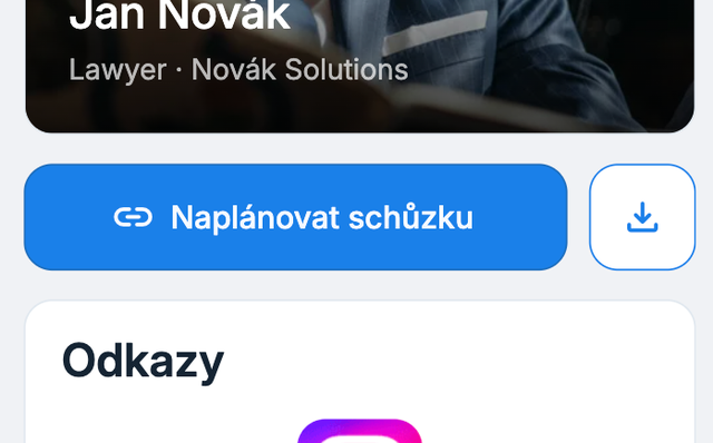 Změna akce tlačítka